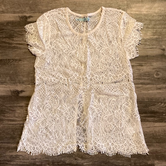 Maurices Tops - Maurices lace over layer top. Size S